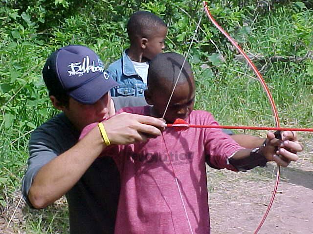 archery at summer camp