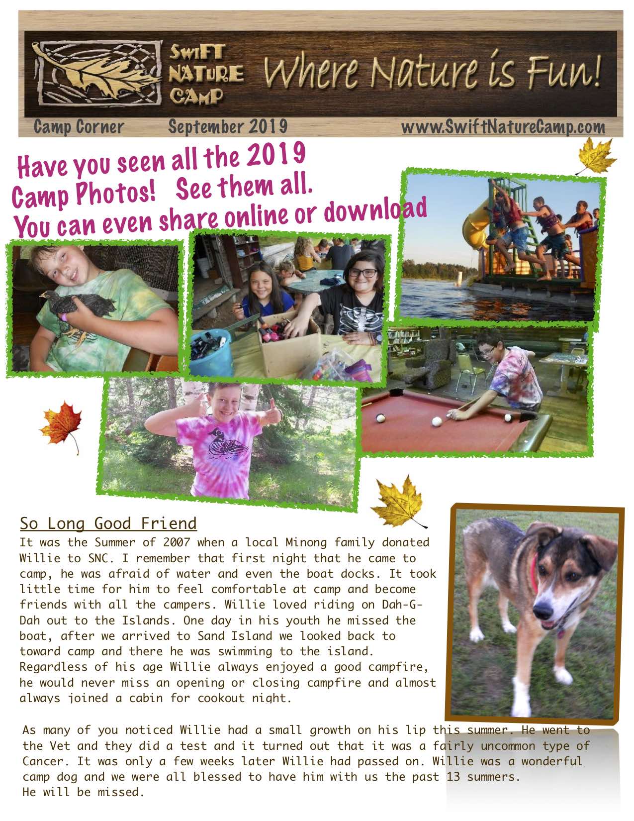 CampCorner 10/19